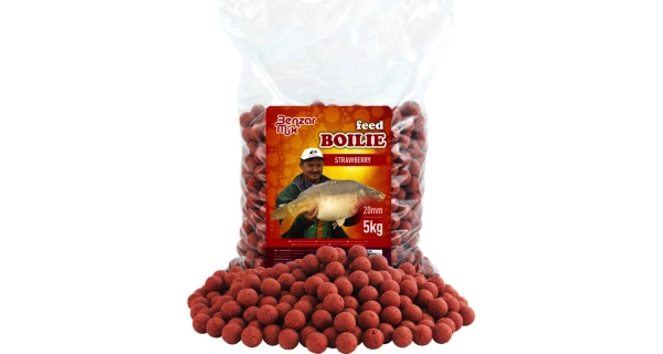 BENZAR MIX - Kŕmne boilies 20 mm 5 kg Jahoda