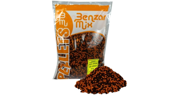 BENZAR MIX - Mikro pelety Feeder 800 g 3,5 mm Čokoláda a pomaranč