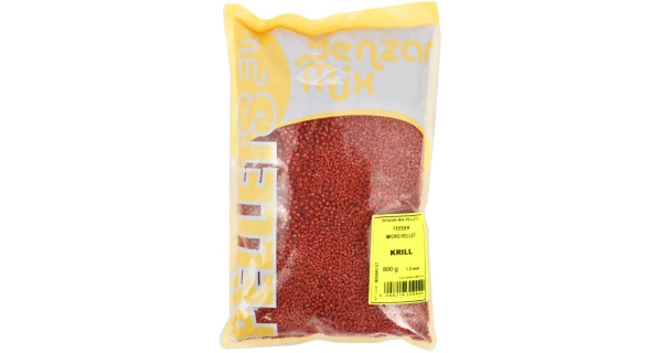 BENZAR MIX - Mikro pelety Feeder 800 g Krill