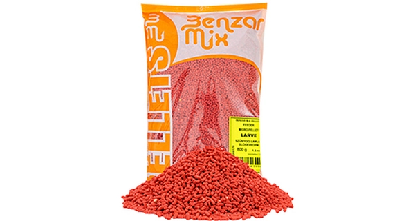 BENZAR MIX - Mikro pelety Feeder 800 g Larvy komárov