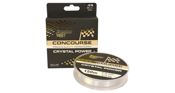 BENZAR MIX - Monofilový vlasec Concourse Crystal Power 0,22 mm 7,04 kg 150 m