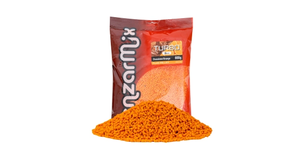 BENZAR MIX - Pelety Fluo Turbo Pellet Čokoláda Pomaranč 3 mm 800 g