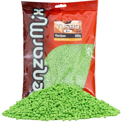 BENZAR MIX - Pelety Fluo Turbo Pellet Marcipán 3 mm 800 g