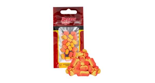 BENZAR MIX - Pelety Method Instant Bicolor 8-10 mm 20 ks Čokoláda, pomaranč