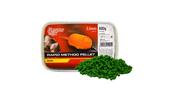 BENZAR MIX - Pelety Rapid Method Pellet Cesnak 3,5 mm 600 g