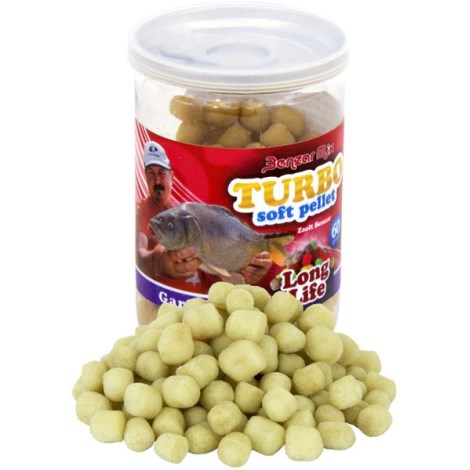 BENZAR MIX - Pelety Turbo Soft Long Life 60 g Cesnak