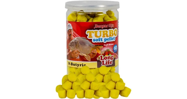 BENZAR MIX - Pelety Turbo Soft Long Life 60 g Kyselina maslová