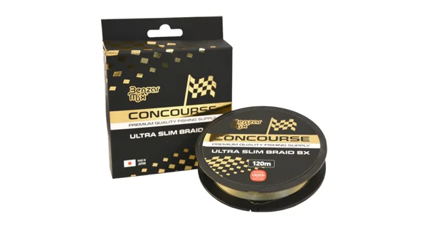 BENZAR MIX - Pletená šnúra Concourse Ultra Slim Braid 8X 0,12 mm 12,2 kg 120 m