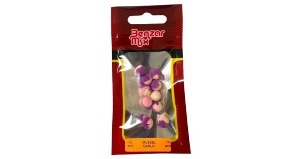BENZAR MIX - Pop up Instant Bicolor 10 mm 10 ks Mušle, cesnak