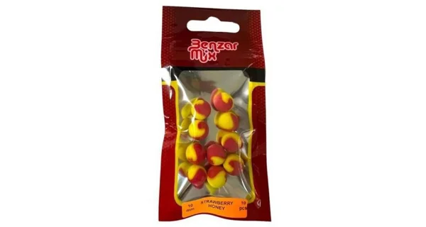 BENZAR MIX - Pop up Instant Bicolor 10 mm Jahoda, med