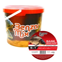 BENZAR MIX - Sada kŕmenia BigCarp Bucket Set 5in1