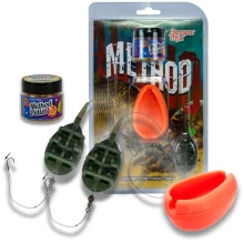 BENZAR MIX - Sada kŕmidiel s montážou Rapid Method Set 2 x 40 g