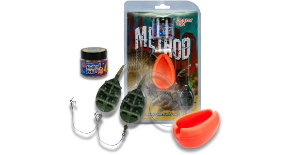 BENZAR MIX - Sada kŕmidiel s montážou Rapid Method Set 2 x 40 g