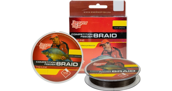 BENZAR MIX - Šnúra Competition Feeder Braid Hnedá 0,06 mm 120 m