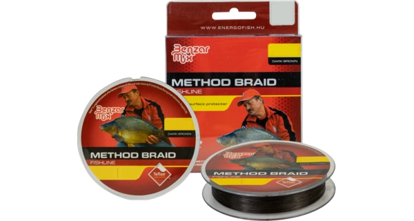 BENZAR MIX - Šnúra Method Braid Hnedá 0,16 mm 200 m