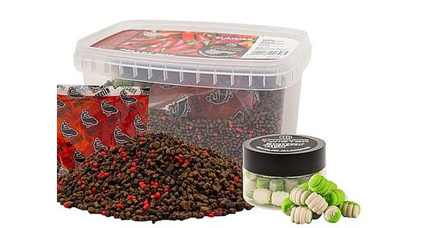 BENZAR MIX - Summer Pellet Box + nástraha Twister Chilli Klobása