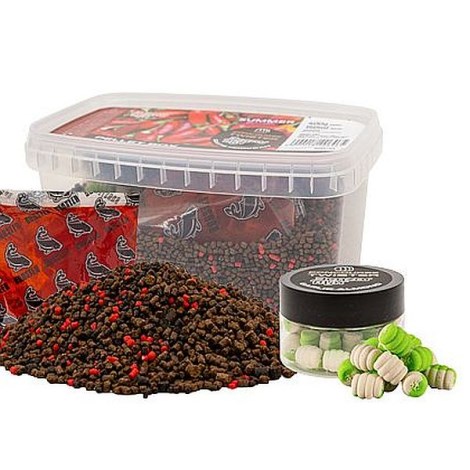 BENZAR MIX - Summer Pellet Box + nástraha Twister Chilli Klobása