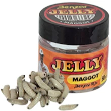 BENZAR MIX - Umelí červy Jelly Baits Maggot Biela 50 ks BENZAR MIX - Umelí červy Jelly Baits Maggot Biela 50 ks