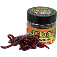 BENZAR MIX - Umelí červy Jelly Baits Worm Červená 10 ks