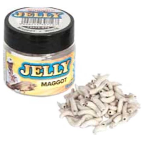 BENZAR MIX - Umelí kostné červy Jelly Baits Biela 100 ks