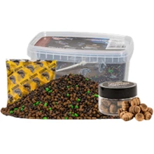 BENZAR MIX - Zimná súprava Pellet box + aróma + boilies Concourse Twister Green Betain 400 g 150 ml 30 ml