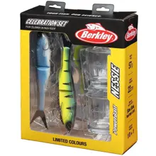 BERKLEY - Darčekový set gumových nástrah a panákov Powerbait Celebration Set Nessie 22 cm 57 g Limited Edition