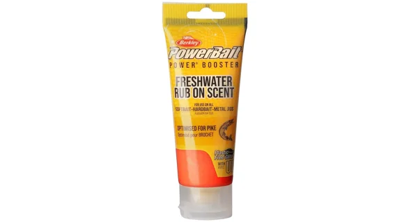 BERKLEY - Gél Powerbait 80 ml Fishoil Orange Gold Flake Štika