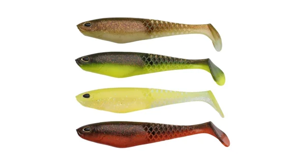 BERKLEY - Gumová nástraha Cullshad Mixpack Darkwater 12,5 cm 4 ks