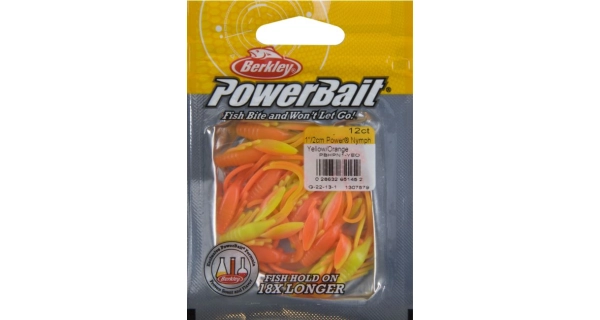 BERKLEY - Gumová nástraha PowerBait Nymph 2,5 cm 12 ks CHS