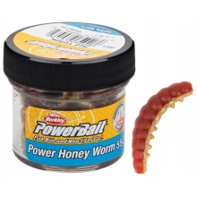 BERKLEY - Osia larva PowerBait Honey Worm 2,5 cm 55 ks Červená žltá