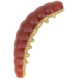 BERKLEY - Osia larva PowerBait Honey Worm 2,5 cm 55 ks Červená žltá