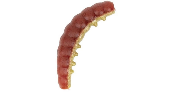 BERKLEY - Osia larva PowerBait Honey Worm 2,5 cm 55 ks Červená žltá