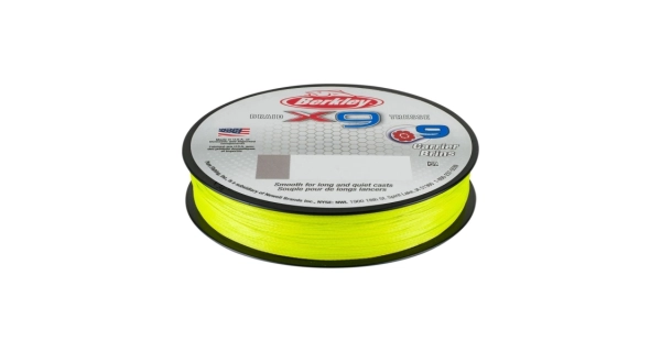 BERKLEY - Pletená šnúra X9 Braid Fluo Green 0,14 mm 14,2 kg 150 m