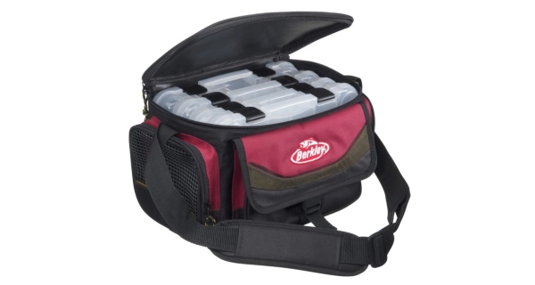 BERKLEY - Prívlačová taška System Bag Red-Black M