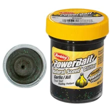 BERKLEY - Pstruhové cesto PowerBait Trout Bait Natural Glitter 50 g Cesnak