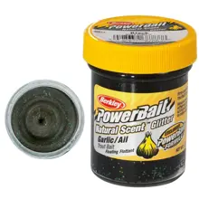BERKLEY - Pstruhové cesto PowerBait Trout Bait Natural Glitter 50 g Cesnak