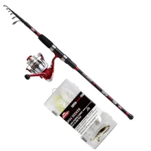 BERKLEY - Set prútu s navijakom Catch More Fish Spin Tele Combo 2,4 m 10-40 g
