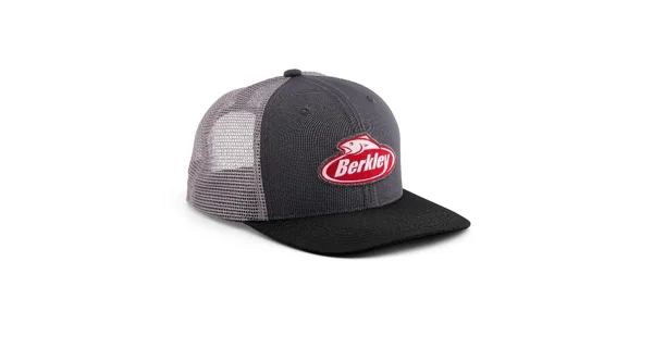 BERKLEY - Šiltovka Performance Trucker Cap Charcoal Black Grey