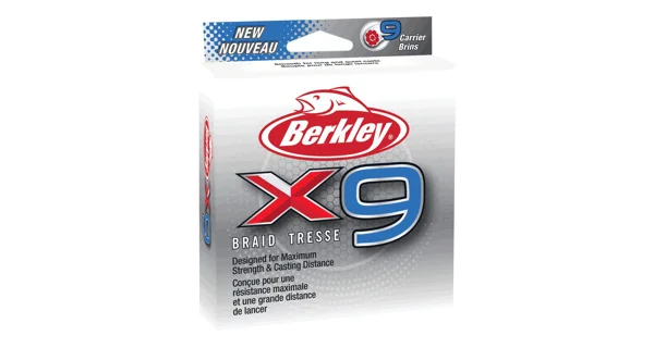 BERKLEY - Šnúra X9 Low Vis Green 150 m 0,12 mm 12,1 kg