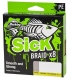 BERKLEY - Splietaná šnúra SicK Braid Hi-Vis Žltá 0,10 mm 7,5 kg 150 m