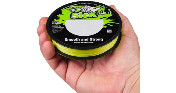 BERKLEY - Splietaná šnúra SicK Braid Hi-Vis Žltá 0,14 mm 16,5 kg 150 m