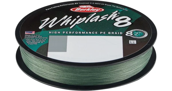 BERKLEY - Splietaná šnúra Whiplash 8 Green 0,20 mm 27,7 kg 150 m