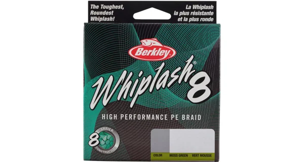 BERKLEY - Splietaná šnúra Whiplash 8 Green 0,20 mm 27,7 kg 150 m