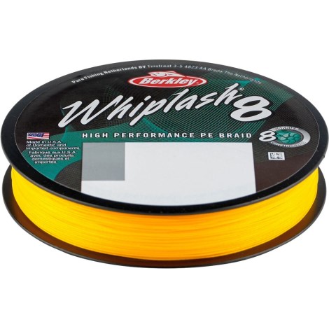 BERKLEY - Splietaná šnúra Whiplash 8 Yellow 0,06 mm 10,7 kg 150 m