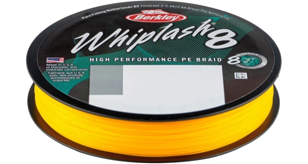 BERKLEY - Splietaná šnúra Whiplash 8 Yellow 0,28 mm 47,1 kg 150 m