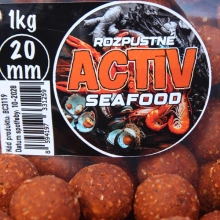 BLACK CARP - Boilies Activ 20 mm 1 kg Seafood