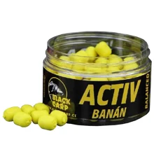 BLACK CARP - Boilies Balanced Activ 10 mm 50 g Banán