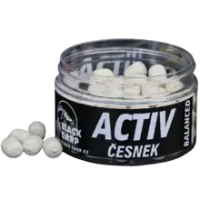 BLACK CARP - Boilies Balanced Activ 10 mm 50 g Cesnak
