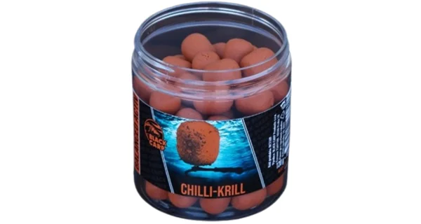 BLACK CARP - Boilies Balanced Activ 18 mm 120 g Chilli Krill