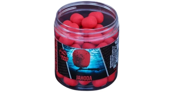 BLACK CARP - Boilies Balanced Activ 18 mm 120 g Jahoda